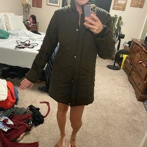 VAN HEUSEN chocolate brown ish puffer (brand new)